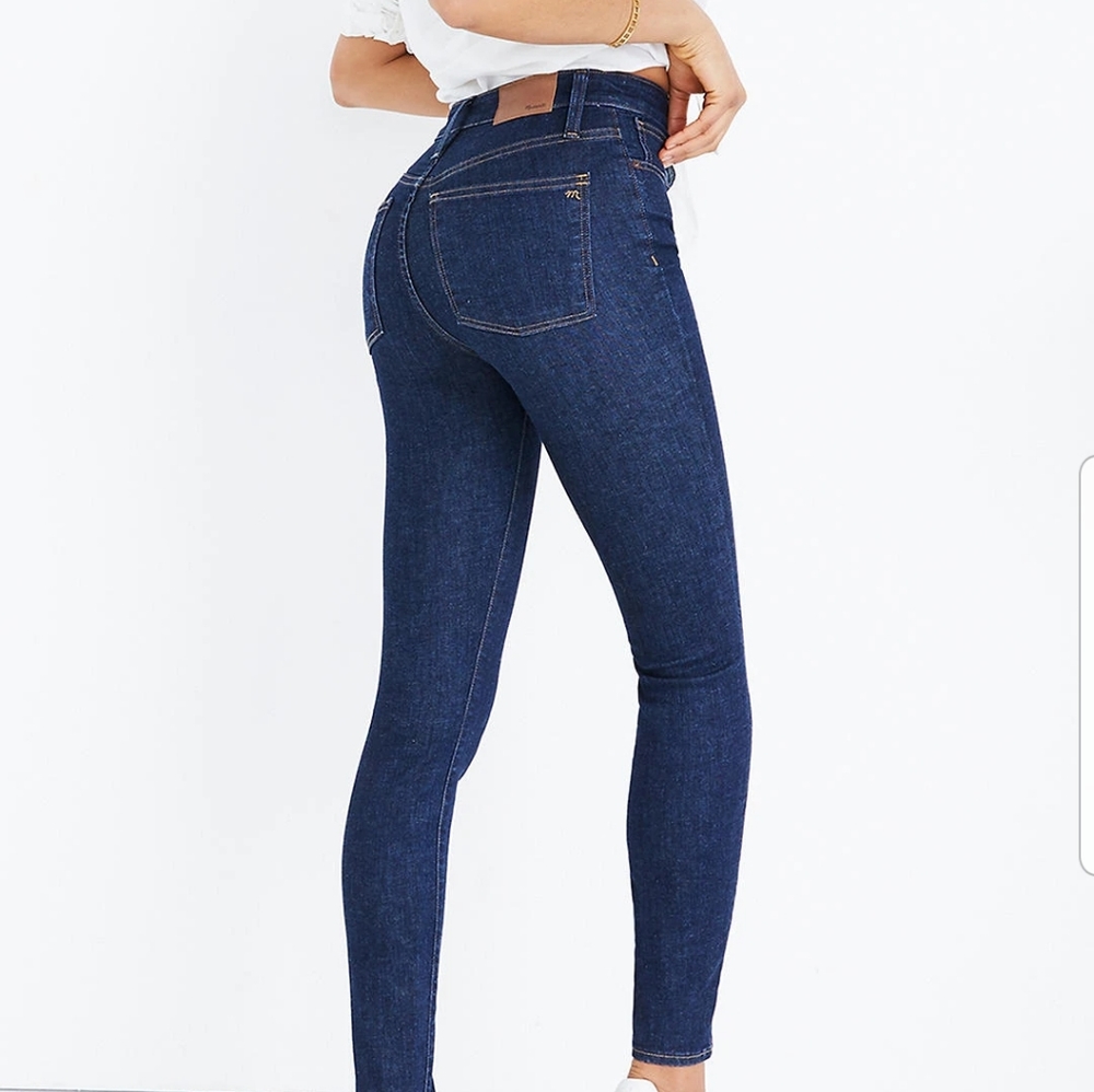 Madewell high rise curvy skinny crop jean